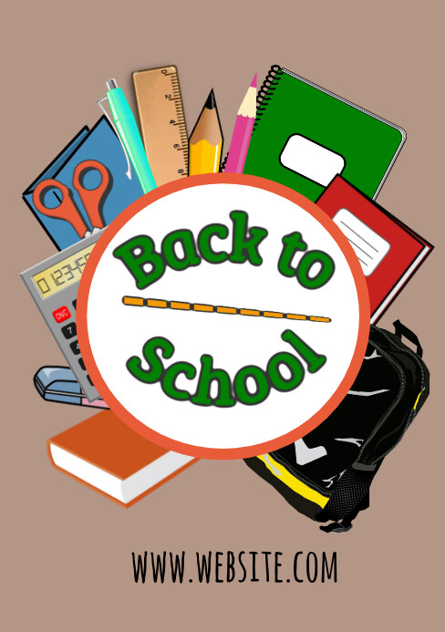 school poster objects Template | PosterMyWall