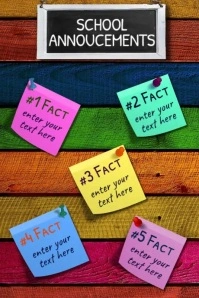 School Poster- School Announcements template