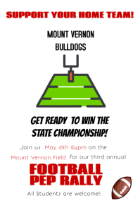 Customizable Design Templates For Pep Rally Postermywall