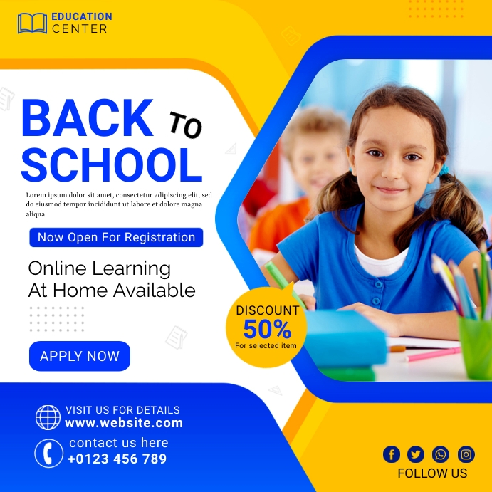 School Poster Template Free Download School Poster Template Free Download
