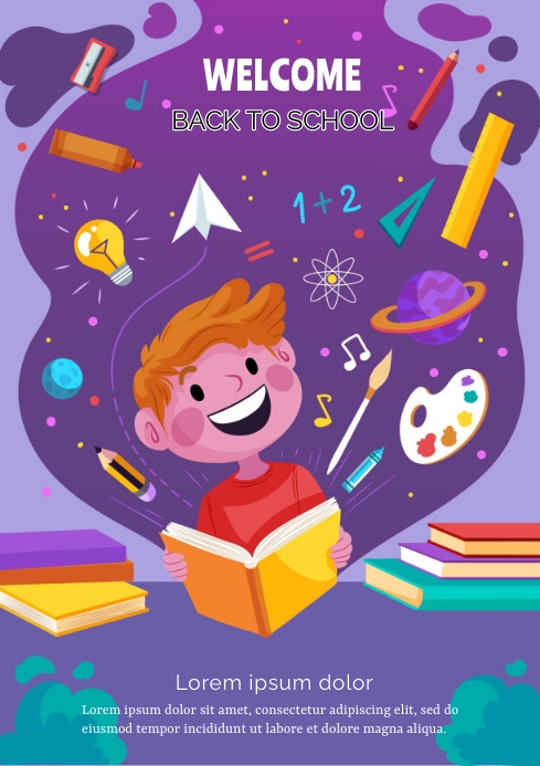 Example Of School Poster SCHOOL POSTER TEMPLATE | PosterMyWall