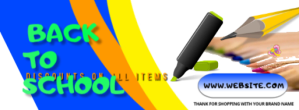 SCHOOL POSTERS Foto Sampul Facebook template