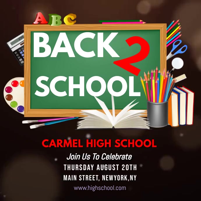 Copy of School posters template | PosterMyWall