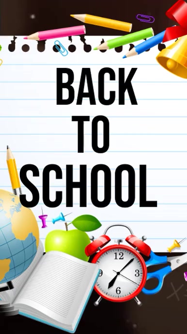 School posters template Instagram Story