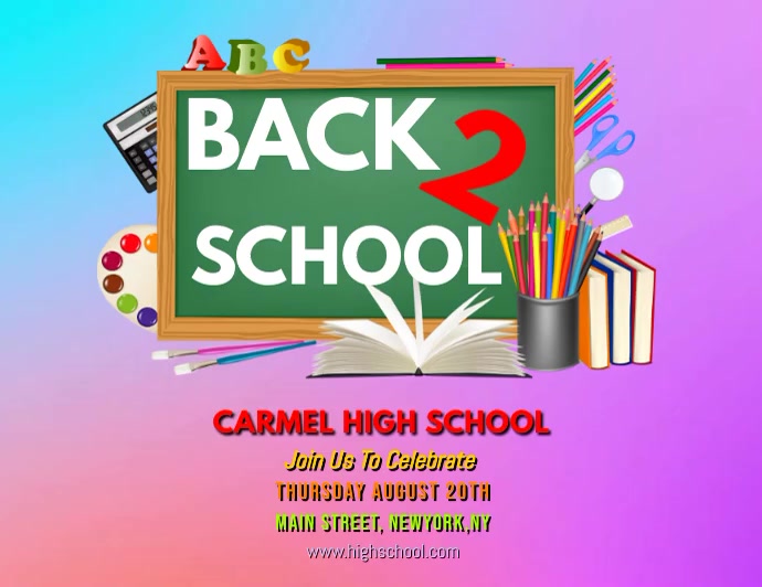 Copy of School posters template | PosterMyWall