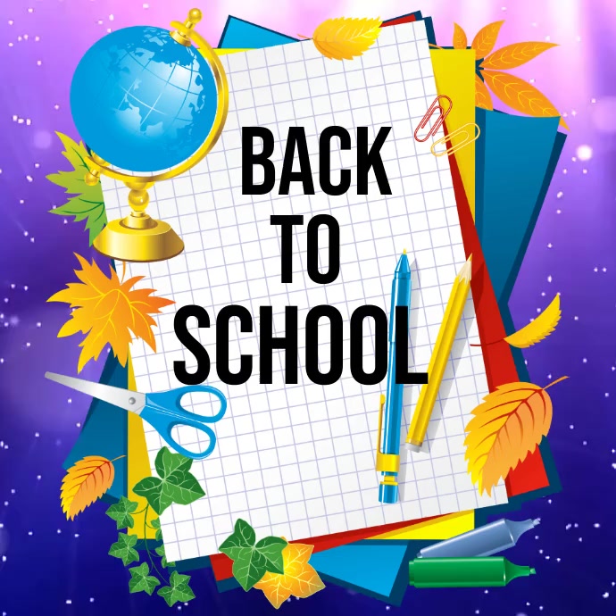 School posters template