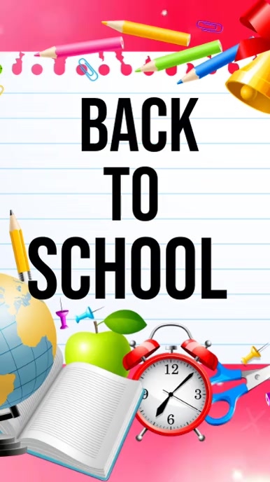 School posters template Instagram-verhaal