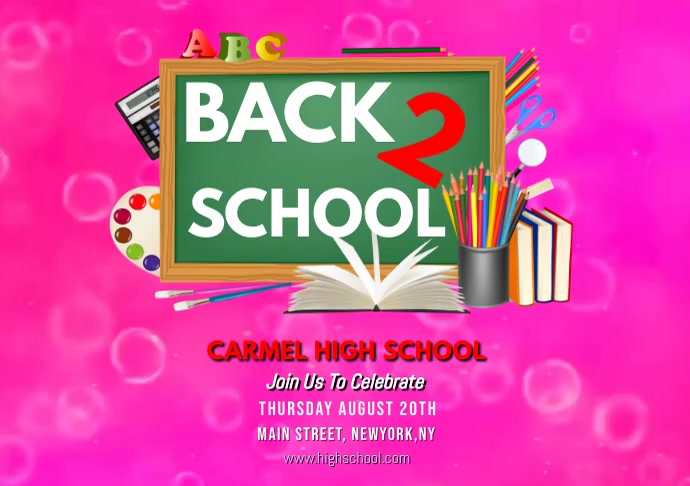 Copy of School posters template | PosterMyWall