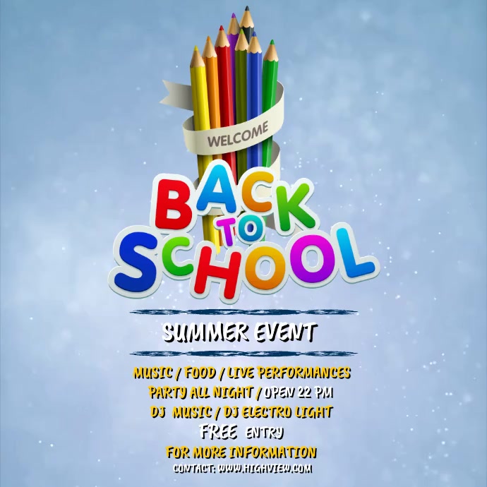 Copy of School posters template | PosterMyWall