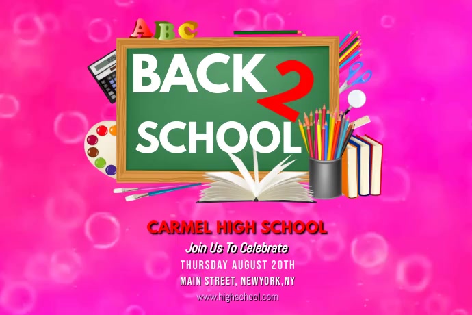 Copy of School posters template | PosterMyWall