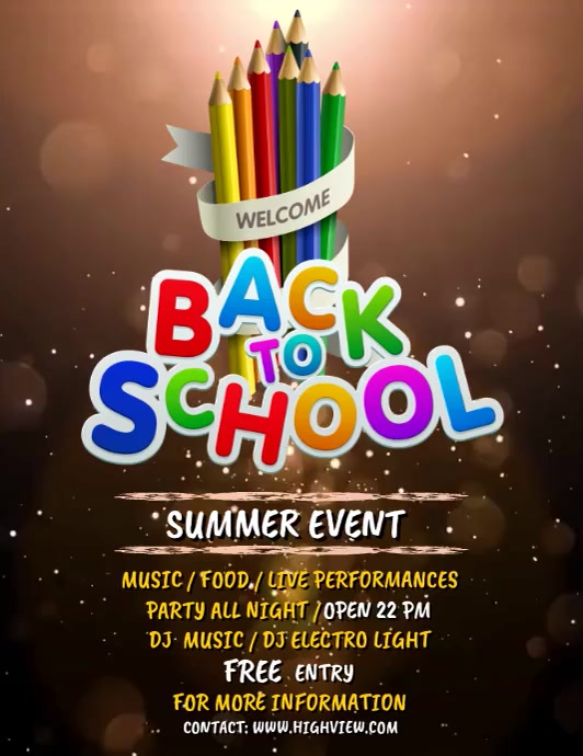 Copy of School posters template | PosterMyWall