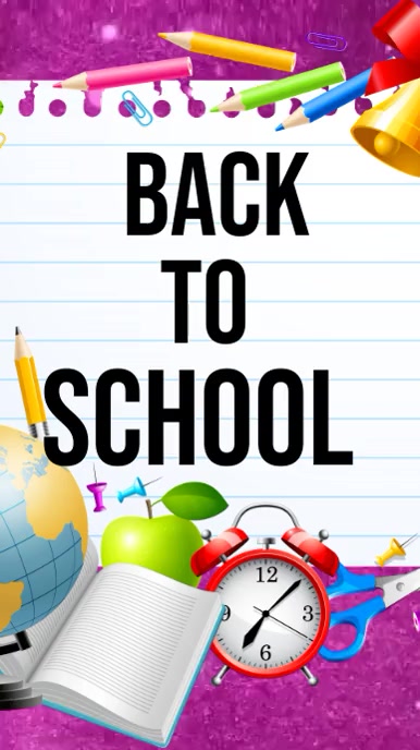 School posters template Instagram-verhaal