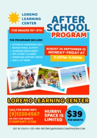 School Program Flyer A3 template