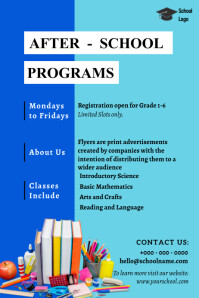After School Program Ad Template | PosterMyWall