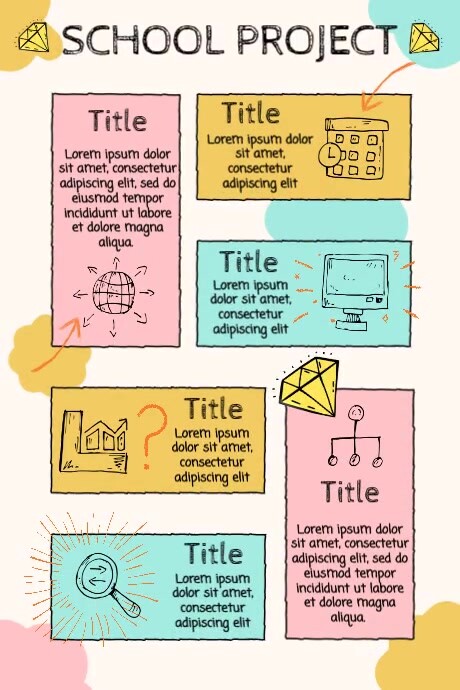 Creative School Poster Project Ideas