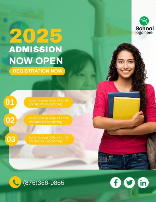 Register Today Flyer Example School Registration Offer Template | PosterMyWall
