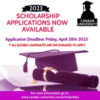 School Scholarship application Instagram Post template