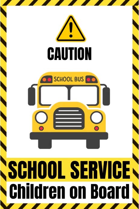 Minor Service Sign School Service Sign Template | PosterMyWall