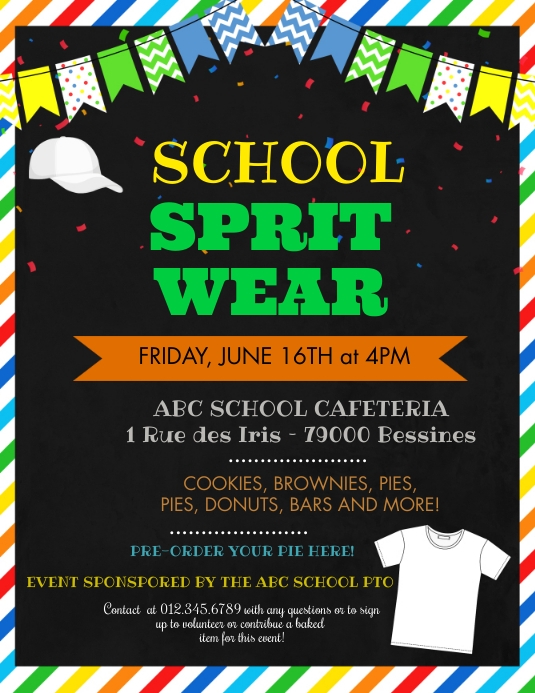 School Fundraiser Flyer Template