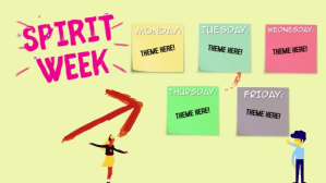 School Spirit week Display Pantalla Digital (16:9) template