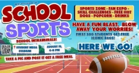School Sports Day Facebook Shared Image template