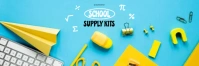 School Stationery Sale - Email Header Nagłówek wiadomości e-mail template