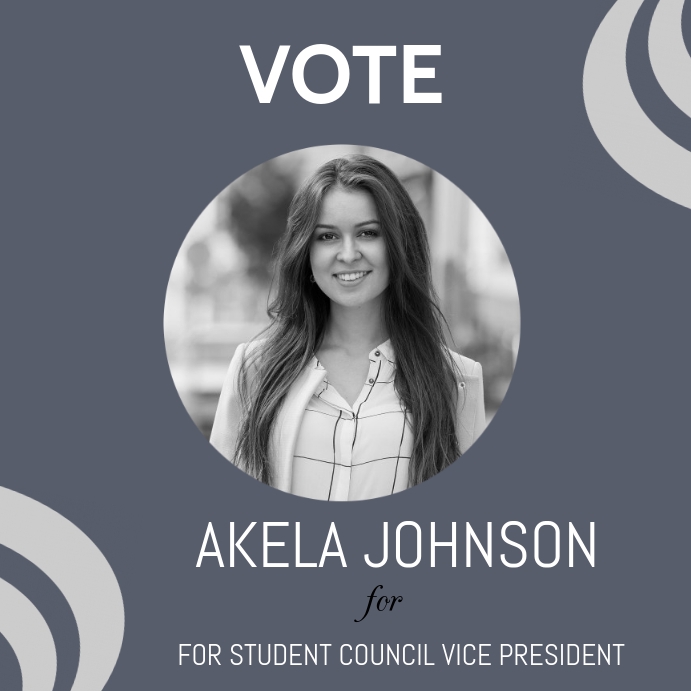 SCHOOL STUDENT COUNCIL ELECTION POSTER Template | PosterMyWall
