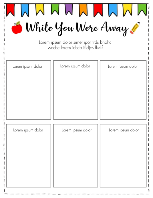 School Substitute Teacher Editable Template PosterMyWall