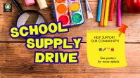 school supply drive digital display template