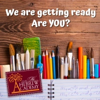 School Supply List Instagram Post template