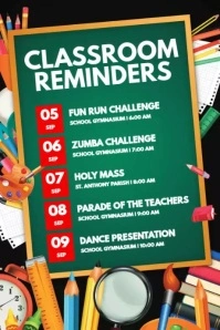 School Template Poster