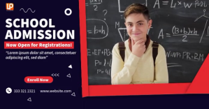 Ungu School Admission auf Facebook geteiltes Bild Template