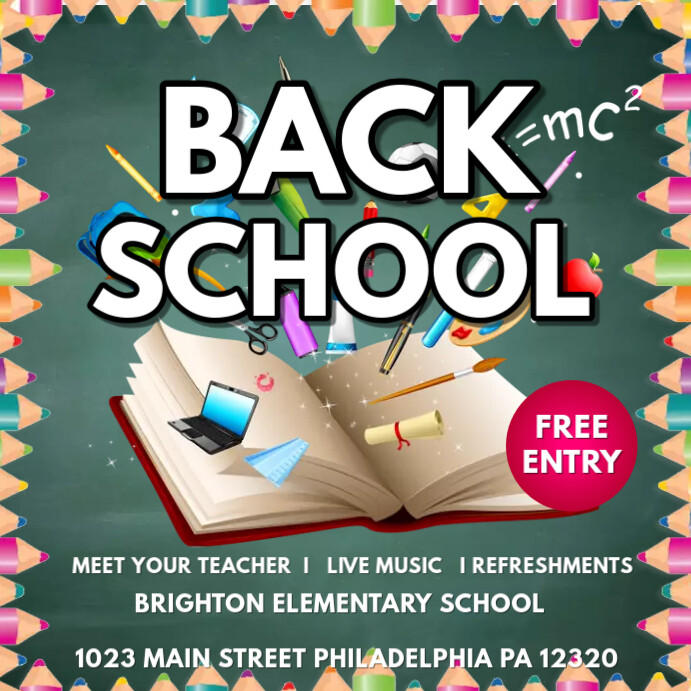 Copy of SCHOOL TEMPLATE.C | PosterMyWall