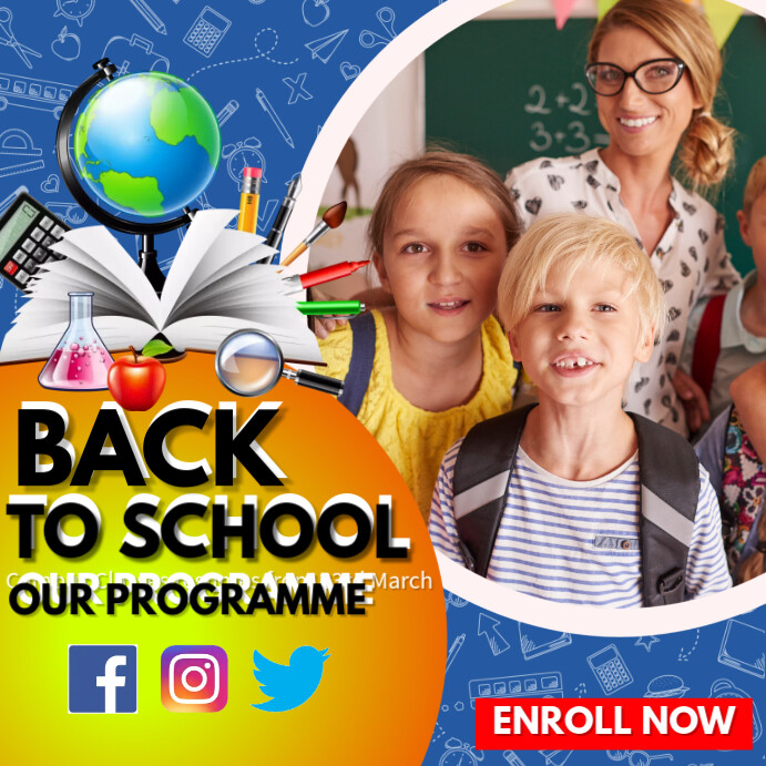 Copy of SCHOOL TEMPLATE.C | PosterMyWall