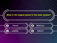 Пурпурный Astronomy Quiz Presentation Template
