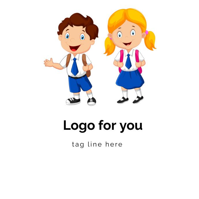 School uniform Student logo Template PosterMyWall