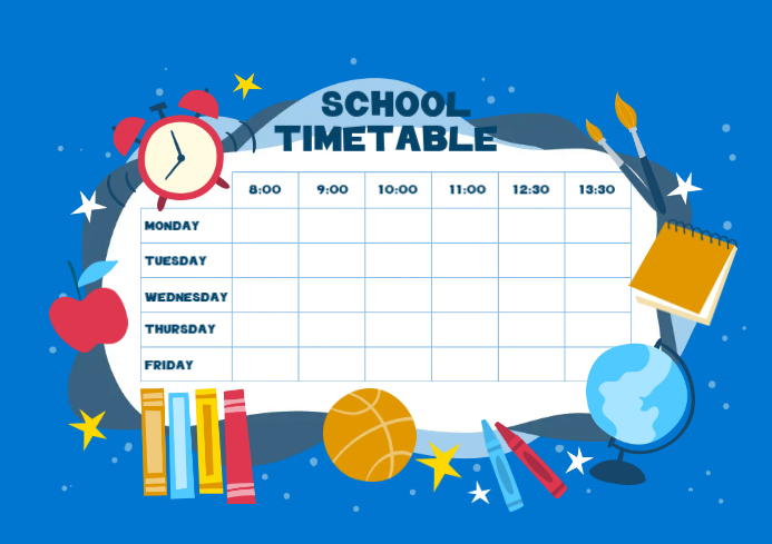 Copy of School Weekly Planner | PosterMyWall