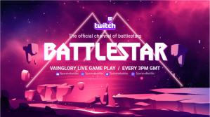Sci-fi Themed Planet Twitch Banner Digitalt display (16:9) template