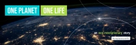 Sci-fi Twitter Header Twitter-Kopfzeile template