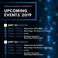 Sci fi Upcoming Event Video Ad Kvadrat (1:1) template