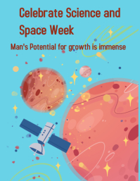 Science and Space week Template | PosterMyWall