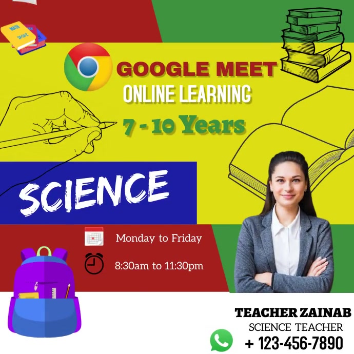 Science class Template | PosterMyWall