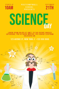 Science Day Flyer Template | PosterMyWall
