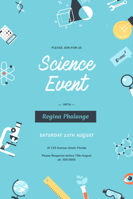 Science Education School Event Flyer Template | PosterMyWall