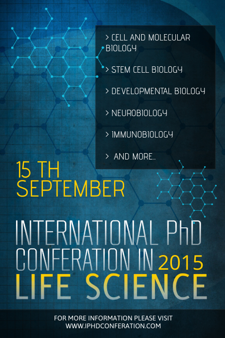 Science Event Poster Template | PosterMyWall