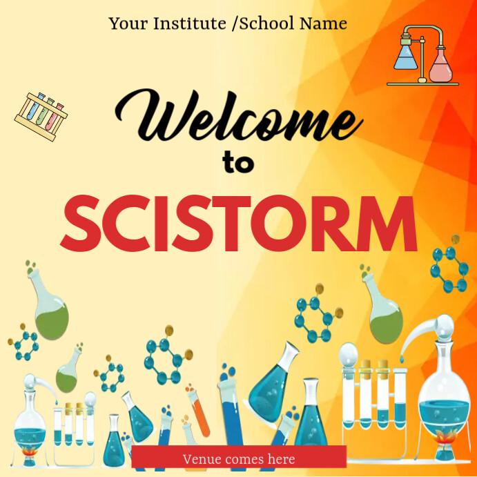STEM-themed exhibition - Science Exhibition Template | PosterMyWall
