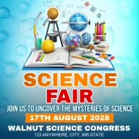 SCIENCE FAIR BANNER Instagram Post template
