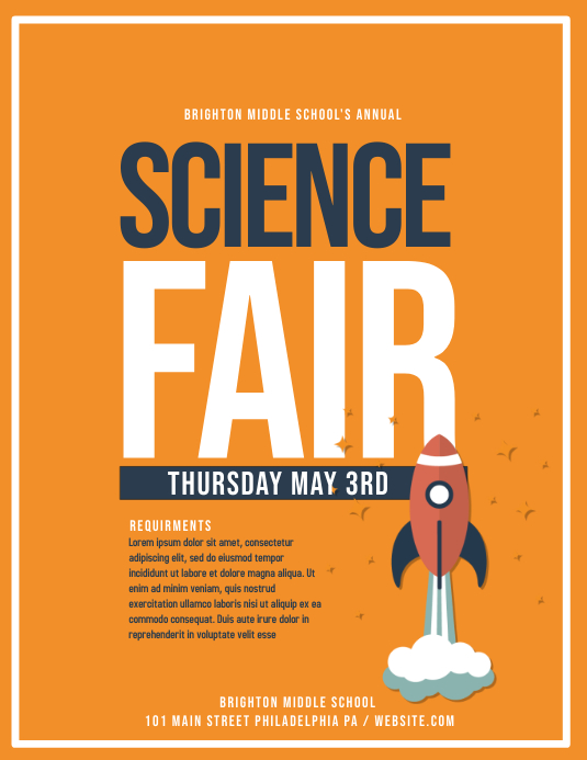 Science Fair Template PosterMyWall