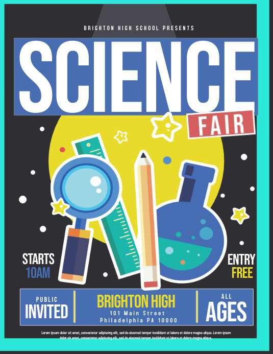 Science Fair Template PosterMyWall