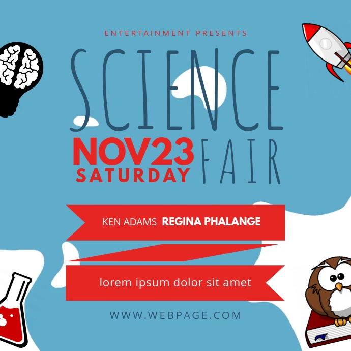 Science Fair Flyer Template | PosterMyWall